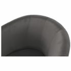 Klub fotel, szürke anyag, CUBA