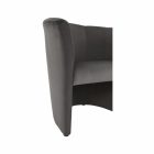 Klub fotel, szürke anyag, CUBA