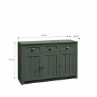 PROVANCE K3SP komód - zöld