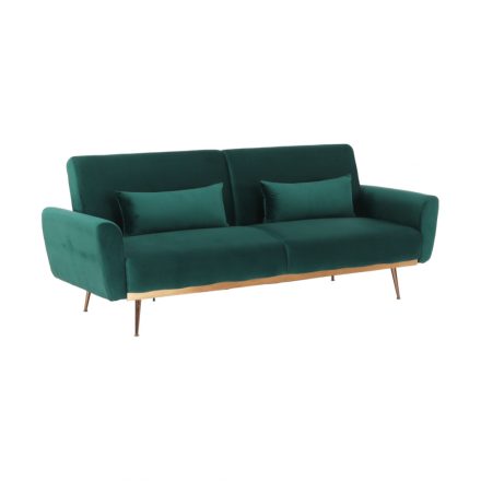 FASTA ággyá alakítható kanapé - zöld