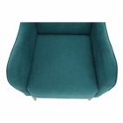 Kényelmes fotel, türkíz/bükk, BREDLY