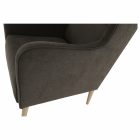 Kényelmes fotel, barna/bükk, BREDLY