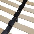 Ágy, rózsaszín/ gold arany króm, 140x200, KAISA