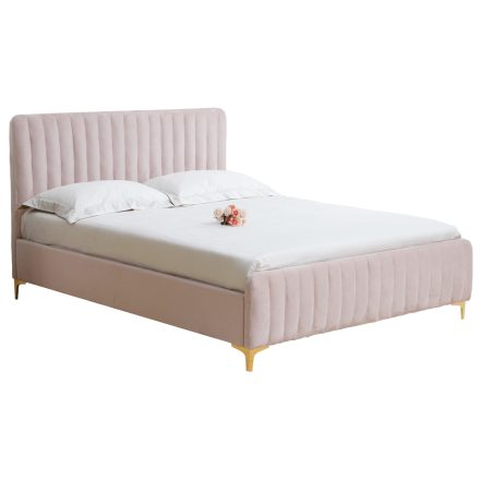 KAISA rózsaszín ágy - 160 x 200 cm