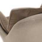Chimena design fotel - barna