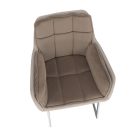 Chimena design fotel - barna