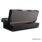 Kanapé, bordó színű anyag/szürke, ALABAMA