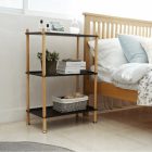 DINORA virágtartó - fekete