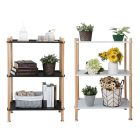 DINORA virágtartó - fekete