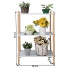 DINORA virágtartó - fehér