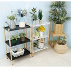 DINORA virágtartó - fehér