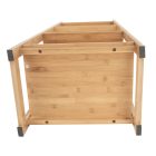 4 polcos polcállvány, természetes bambusz, IMPEROR TYP 2