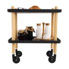 PONTO gurulós tároló - fekete