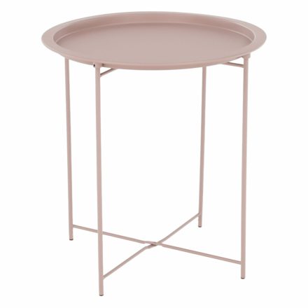 RENDER lerakóasztal levehető tálcával - rózsaszín