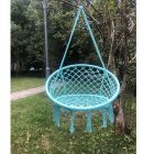 Függő szék, pamut+fém/menta, AMADO 2 NEW