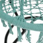 Függő szék, pamut+fém/menta, AMADO 2 NEW