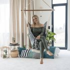 LINDO new függőfotel - szürke