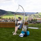 LINDO new függőfotel - szürke