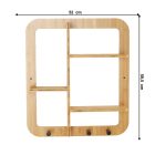 Polc, természetes bambusz, ARTID TYP 2