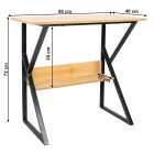 TARCAL polcos íróasztal bükk - 80 cm