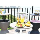 Kerti hűtőasztal, szürke, FABIR