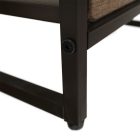 Komód szövet fiókokkal, bézs/barna, HAZEL TYP 1