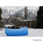 Felfújható babzsák/lazy bag, narancssárga, LEBAG