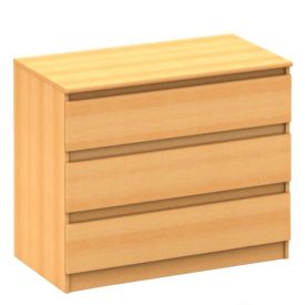 Hany New 003, 3 fiókos komód  - bükk