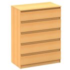 Hany 005 5 fiókos komód  - bükk