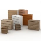 5 fiókos komód, tölgy sonoma, HANY NEW 005