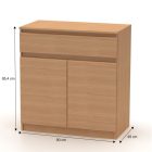 Hany New 007 komód  - bükk