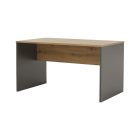Íróasztal, grafit/tölgyfa artisan, RIOMA NEW TYP 11