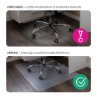 Védőalátét a szék alá, átlátszó, 120x90 cm, 0, 5 mm, ELLIE  NEW TYP 2