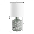 OFRED asztali lámpa - szürke