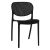 FEDRA műanyag szék - fekete
