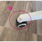 Irodai/gamer szék, fekete/fehér, YOKO