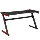 MACKENZIE gamer asztal LED világítással - 140 cm