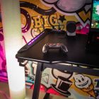 MACKENZIE gamer asztal LED világítással - 140 cm