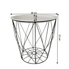 SALERO NEW lerakóasztal tárolóval