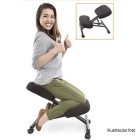 Ergonomikus térdelőszék, rzöld/bükkfa, GROCO