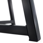 Kisasztal, tölgy/fekete, DELIK