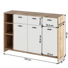 NEPOLA TYP 2 komód - tölgy