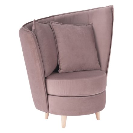ROUND NEW fotel - rózsaszín