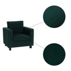 Fotel smaragd szövet, LUANA