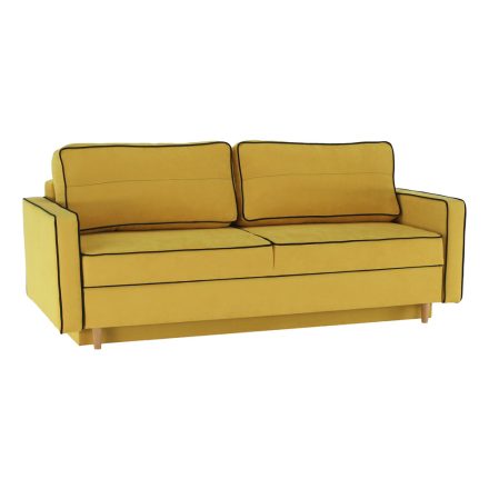 BERNIA nyitható kanapé - sárga