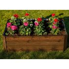 Magasított virágágy, barna, acél, NONKY TYP 2