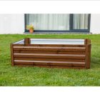 Magasított virágágy, barna, acél, NONKY TYP 2