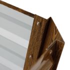 Magasított virágágy, barna, acél, NONKY TYP 3