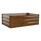 Magasított virágágy, barna, acél, NONKY TYP 5