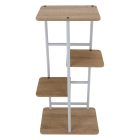 Virágállvány, fehér/sonoma tölgy, LEDOR TYP 1